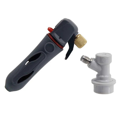 Ball Lock CO2 Patrone Fass Ladegerät Tragbare Homebrew Fassging Fassbier Abgabe Soda, Der Tragbare CO2 Fass Ladegerät