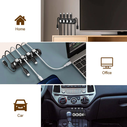 Kabel Veranstalter Kabel USB Management Magnetische Kabel Clips Draht Klemmen Power Kabel Halter für Maus Kopfhörer Tastatur Headset