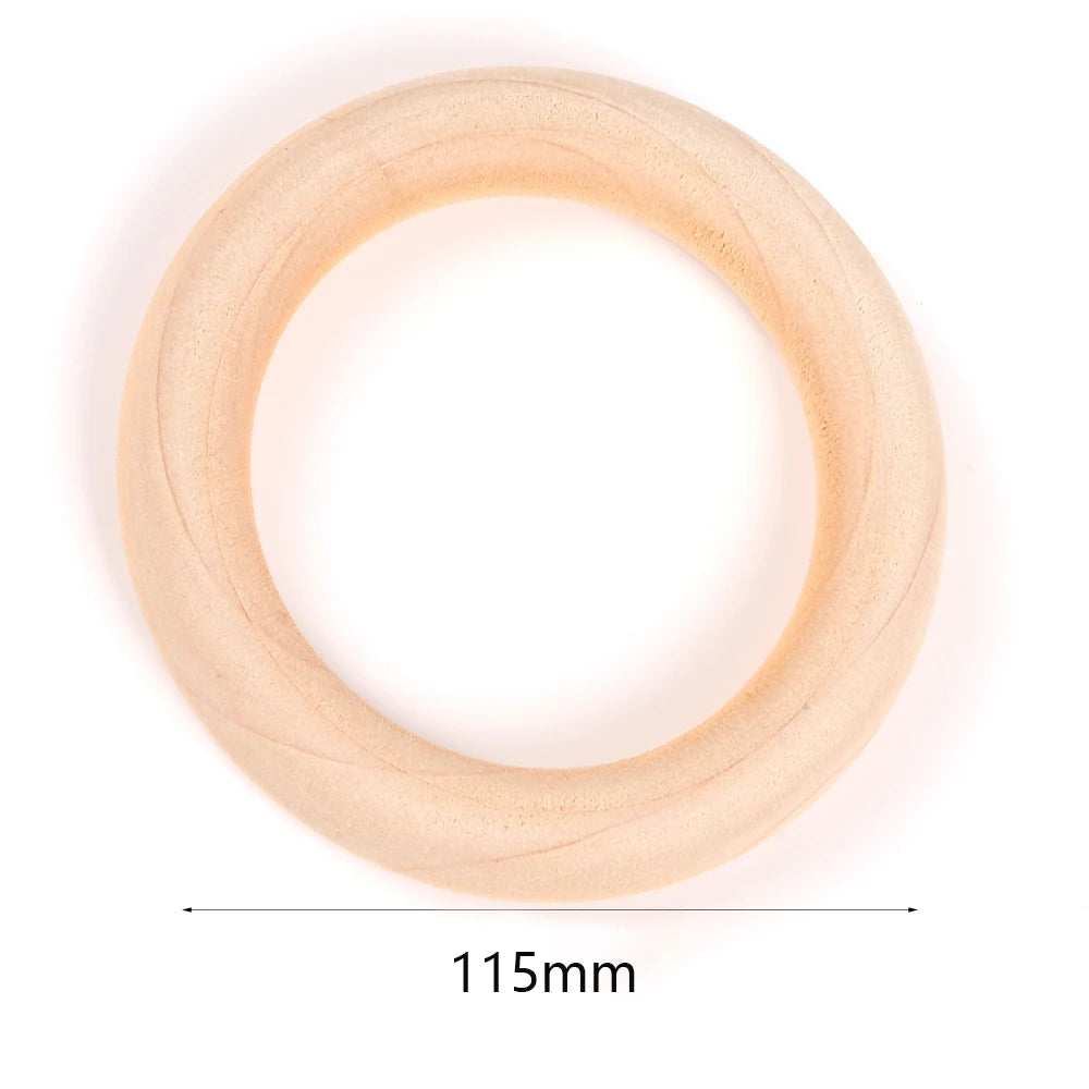 4-50mm 1-1000 Stück natürliche Holzperlen runde Abstandshalter Holzperle bleifreie Kugeln Charms DIY für Schmuckherstellung handgefertigte Accessoires
