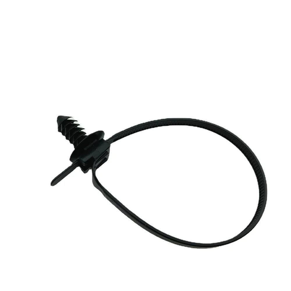 Auto große LKW-Träger Blechs chnalle abnehmbare Nylon Kabelbinder Kabelbinder mit Blech befestigungs sitz Dicke 3mm