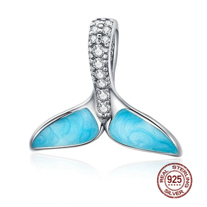 WOSTU 925 Sterling Silber Tier Cat Charm Anhänger Herz Familie Marienkäfer Bee Perlen Fit Original Armband DIY Schmuck Für Frauen