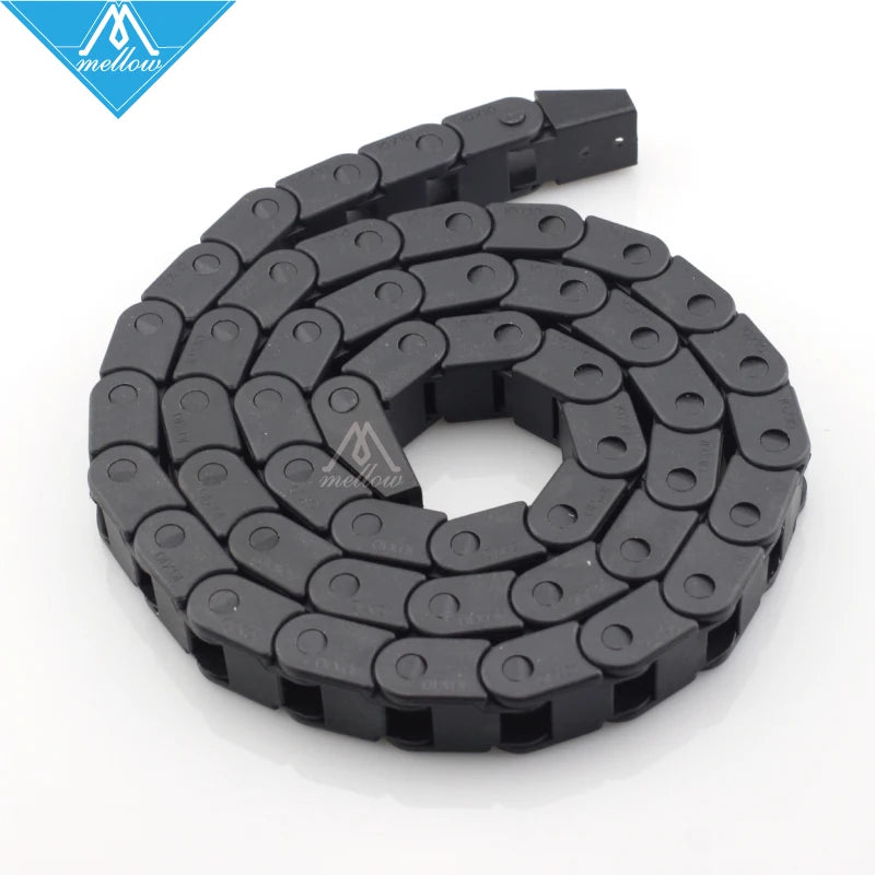 HEIßER! Beste !!! 10x10mm L1000mm Kabel Drag Kette Draht Träger mit ende anschlüsse für 3D Drucker Werkzeuge