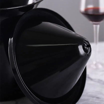 Aixiangru Wein- und Champagnerspülbehälter, Weinverkostungs-Spülbehälter 1L, Schwarzes Weinfass 3L/1L