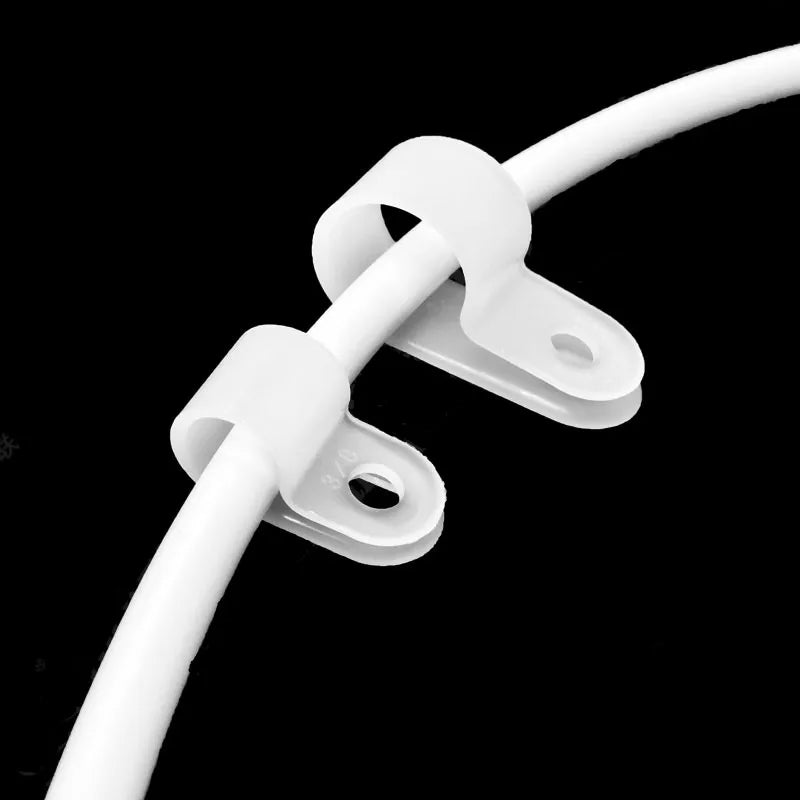 Verdickte R-Typ-Kabelklemmen, Klemme, Drahtbefestigungsklemme, Kabel-Organizer, Kabel, Linie, Schnalle, Lagerung, Verkabelungsklemme