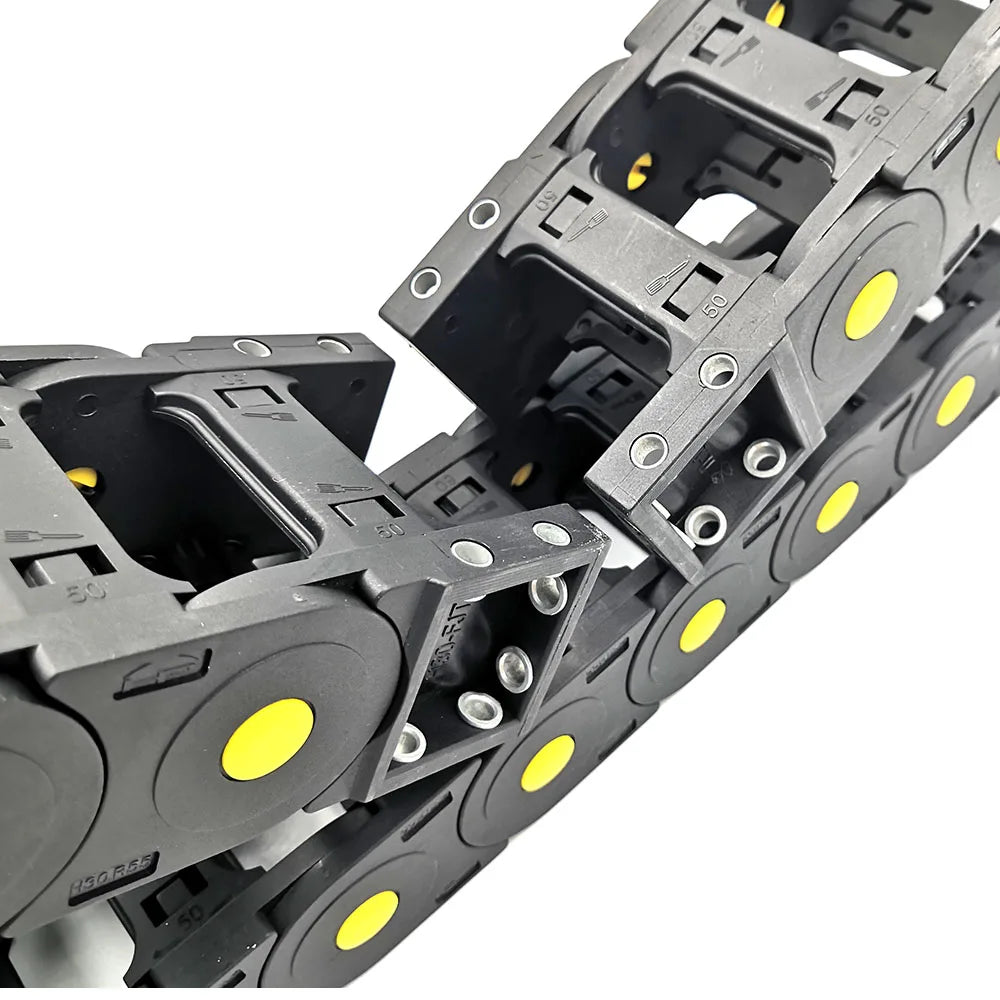 JFLO 35 Serie 1 Meter Kunststoff-Schleppkette, Kabelhalter, Drahtträger, Schleppleine für CNC-Fräsmaschinen, Getriebeteile
