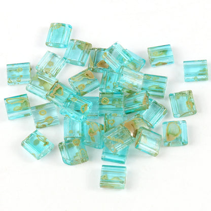 Zwei Löcher Perlen Taidian Seedbeads für Schmuck Machen DIY Armbänder Zubehör Sommer Strand Schmuck 5x5x2mm 50 teile/los