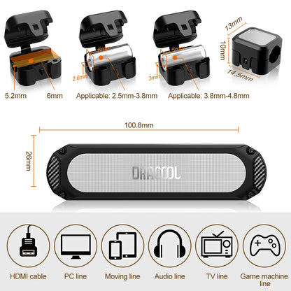 Kabel Veranstalter Kabel USB Management Magnetische Kabel Clips Draht Klemmen Power Kabel Halter für Maus Kopfhörer Tastatur Headset