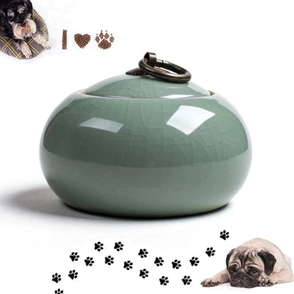 Handmade Ceramic Pet Urn for Small Dogs, Cats, Rabbits, Small Animals, Memorial, Cremation, Ashes, Burial, Funeral, Urn, Keepsake