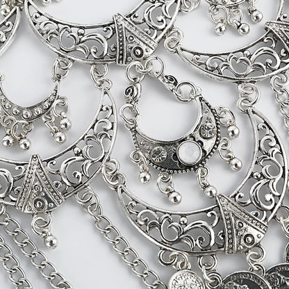 Collares Boho Maxi Choker Collier Femme Halskette Geometrische Kette Münze Vintage Colar Aussage Böhmische Halskette Frauen Schmuck