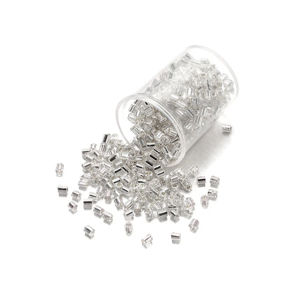 1000/1800 Stück 2 mm sechseckige tschechische Glas zylindrische lose kleine Samennadelperlen für DIY-Armbänder, Halsketten, Schmuckherstellung