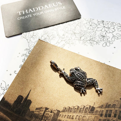 Anhänger Frosch Grün Eva 2017, modischer Glamour-Schmuck, Europa-Stil, Halskette, Zubehör, Geschenk für Damen und Herren