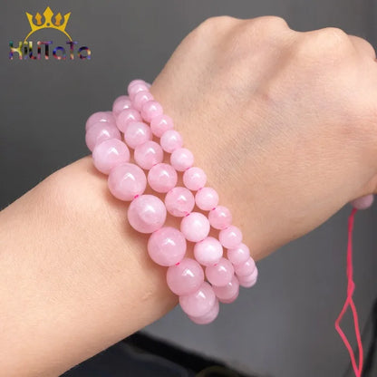 AAA Echte Naturstein Perlen Madagaskar Rosa Quarz Runde Perlen Für Schmuck Machen DIY Charms Halskette Armband 15'' 6/8/10m