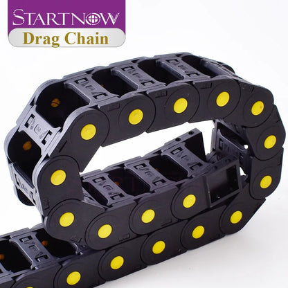 Startnow Kunststoff-Übertragungskabelketten, Brücke, geöffnete Schleppkette mit Endanschlüssen, CNC-Fräser, Werkzeugmaschinen, Drahtträger