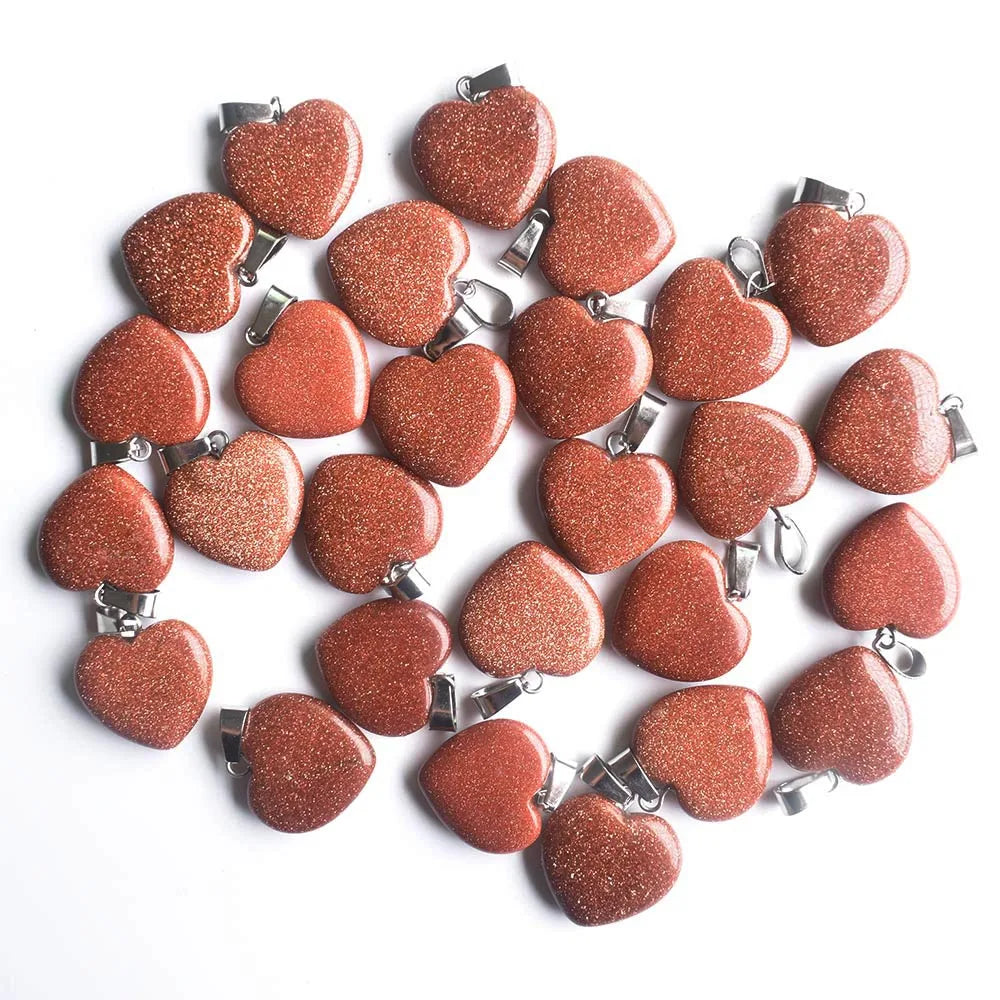 Großhandel 50 teile/los Mode 20mm herz naturstein amazonit charms anhänger für schmuck machen Kostenloser versand