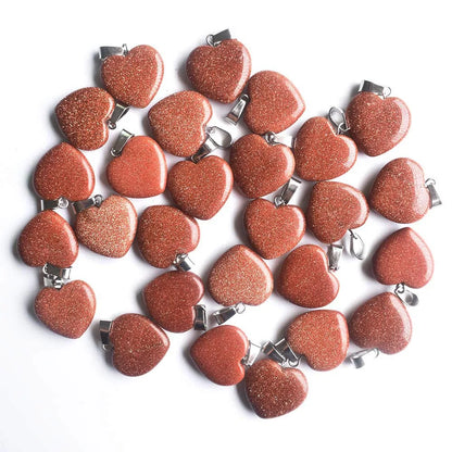 Großhandel 50 teile/los Mode 20mm herz naturstein amazonit charms anhänger für schmuck machen Kostenloser versand