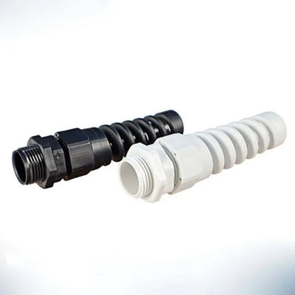 50 stücke Gummi gewinde verschraubung Nylon kabelverschraubung PG7 wasserdichte Draht Kabel leitung stecker IP68 Anti-biegen kunststoff kabel hülse