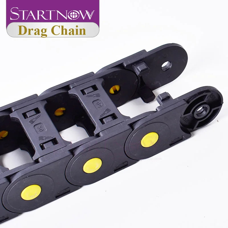 Startnow Kunststoff-Übertragungskabelketten, Brücke, geöffnete Schleppkette mit Endanschlüssen, CNC-Fräser, Werkzeugmaschinen, Drahtträger