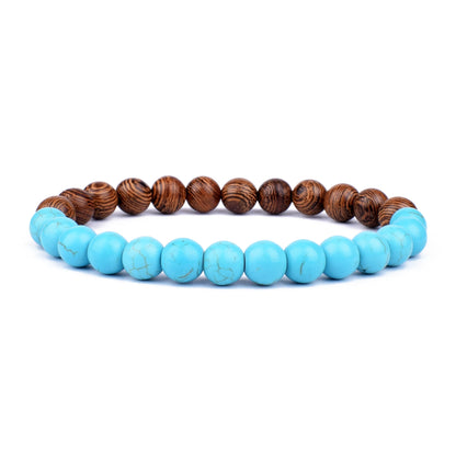 Vulkanstein-Armband für Männer, Lava-Holz, 8 mm Perlen, Armband, tibetischer Buddha, Handgelenkkette, Damen- und Herrenschmuck, Geschenk, neue Armbänder