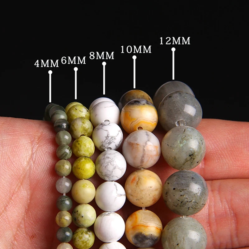 RISYF Klassische Männer Armband Zubehör Natürliche Matte Blutstein Runde Lose Spacer Perlen Für Schmuck Machen DIY 15.5 "Strang