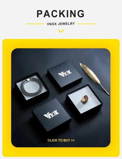Vnox Herren-Halskette mit Erkennungsmarken-Anhänger aus Edelstahl, geometrische Hundemarken-Halsketten, Geschenk für Ihn, Schmuck