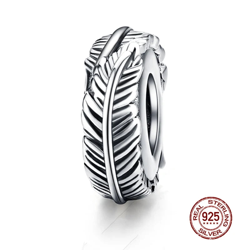 WOSTU 925 Sterling Silber Tier Cat Charm Anhänger Herz Familie Marienkäfer Bee Perlen Fit Original Armband DIY Schmuck Für Frauen