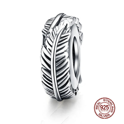 WOSTU 925 Sterling Silber Tier Cat Charm Anhänger Herz Familie Marienkäfer Bee Perlen Fit Original Armband DIY Schmuck Für Frauen