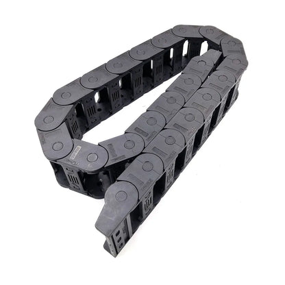 YCHEN 1 Meter 25er-Serie Schleppkette Kabelträger Kabelbrücke Typ 25X25 25X38 25X50 25X57 25X77 Übertragungsteile