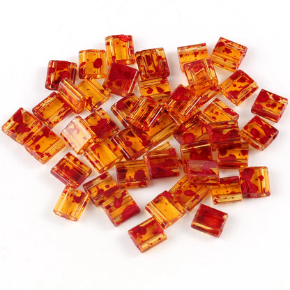 Zwei Löcher Perlen Taidian Seedbeads für Schmuck Machen DIY Armbänder Zubehör Sommer Strand Schmuck 5x5x2mm 50 teile/los