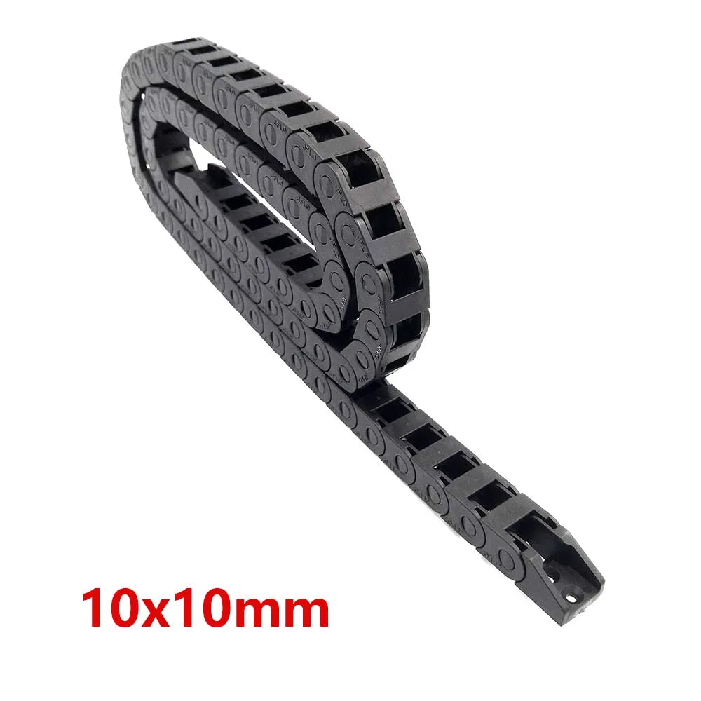 JFLO 1 Meter 10x10 10x15 10x20 Drahtträgerkabel Drag Chain Bridge Nicht öffnend mit Endverbinder Tanks Schleppleine、