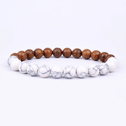 Vulkanstein-Armband für Männer, Lava-Holz, 8 mm Perlen, Armband, tibetischer Buddha, Handgelenkkette, Damen- und Herrenschmuck, Geschenk, neue Armbänder