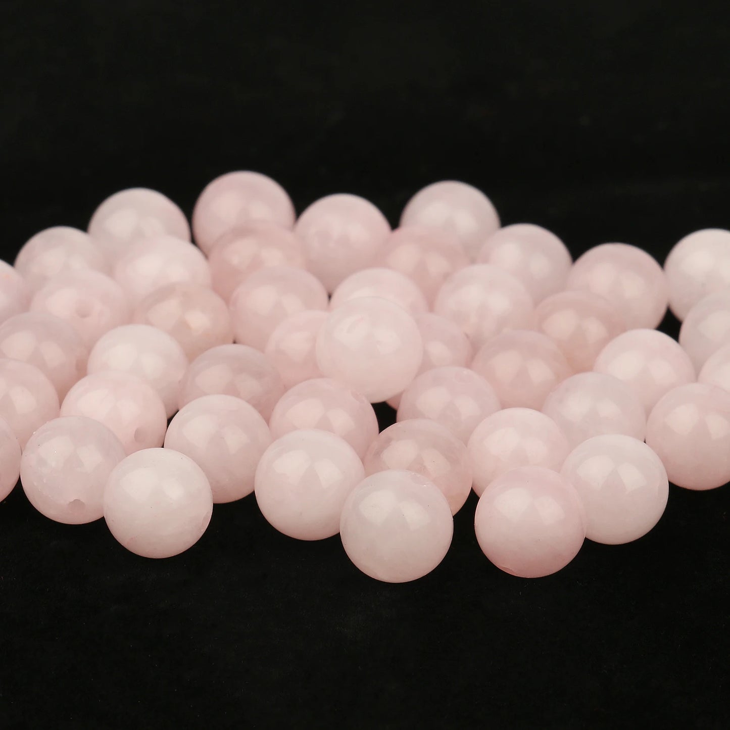 Naturstein Rose Rosa Quarz Kristall Runde Lose Perlen 15''Strang 4 6 8 10 12 MM Pick Größe für Schmuck Machen Diy Armband