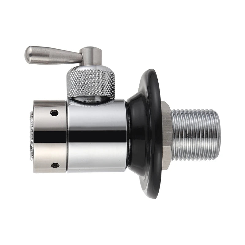 US-Standard-Wasserhahn-Durchflussregelventil, selbstgebrautes Bierhahn-Wasserhahn-Durchfluss-/Schaum-Steuerventil-Adapter mit G5/8-Schaft, reduziert Schäumen