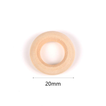 4-50mm 1-1000 Stück natürliche Holzperlen runde Abstandshalter Holzperle bleifreie Kugeln Charms DIY für Schmuckherstellung handgefertigte Accessoires
