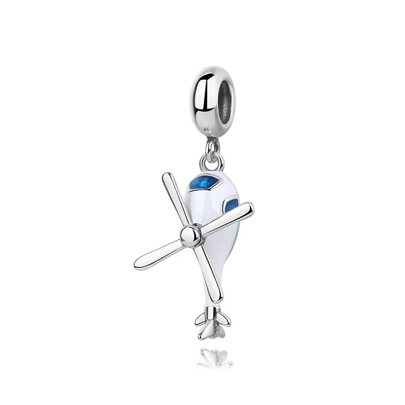 Original 100% 925 Sterling Silber Charm Bead Reise Taxi Motorrad Riesenrad Charms Fit Pandora Armbänder Frauen Diy Schmuck