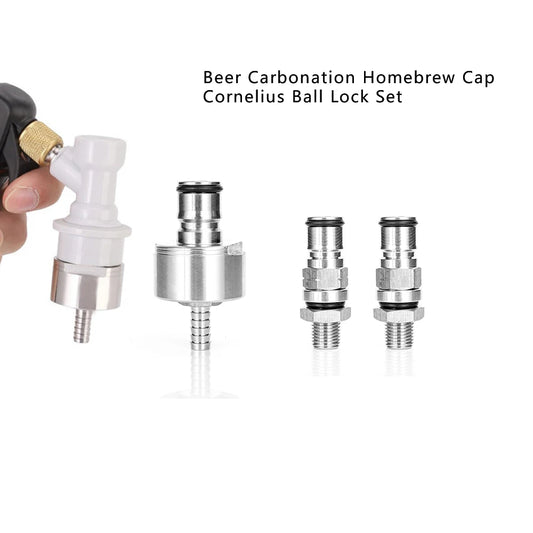Cornelius Ball Lock Post Gas & Flüssigkeit mit 1/4" BSP Montage 19/32-18 Bier Karbonisierung Homebrew Gasverteiler Teile Kappe