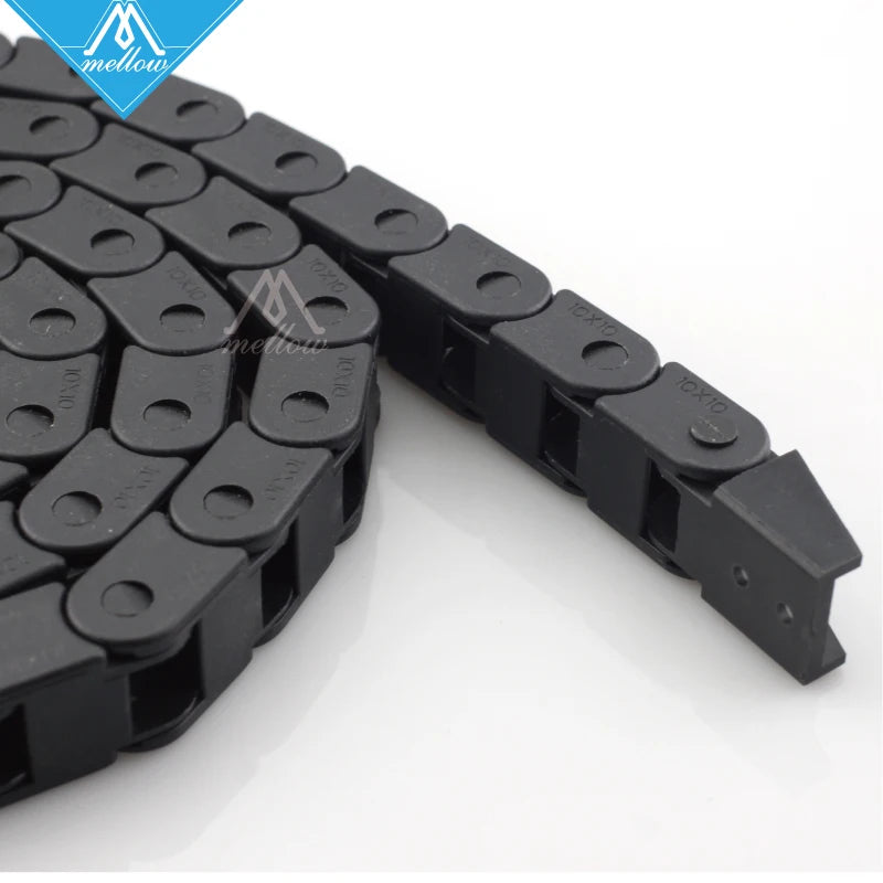HEIßER! Beste !!! 10x10mm L1000mm Kabel Drag Kette Draht Träger mit ende anschlüsse für 3D Drucker Werkzeuge