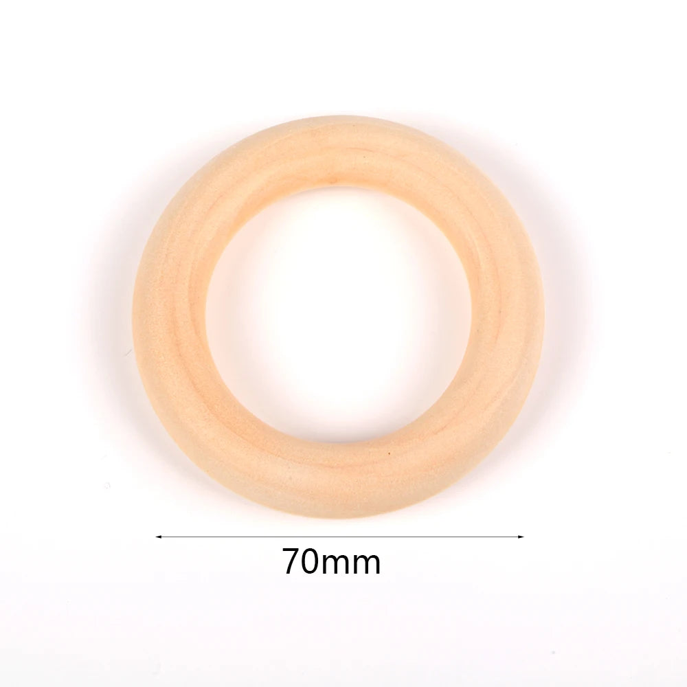 4-50mm 1-1000 Stück natürliche Holzperlen runde Abstandshalter Holzperle bleifreie Kugeln Charms DIY für Schmuckherstellung handgefertigte Accessoires