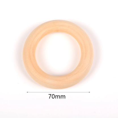 4-50mm 1-1000 Stück natürliche Holzperlen runde Abstandshalter Holzperle bleifreie Kugeln Charms DIY für Schmuckherstellung handgefertigte Accessoires