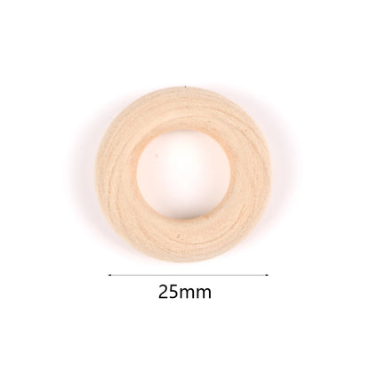 4-50mm 1-1000 Stück natürliche Holzperlen runde Abstandshalter Holzperle bleifreie Kugeln Charms DIY für Schmuckherstellung handgefertigte Accessoires
