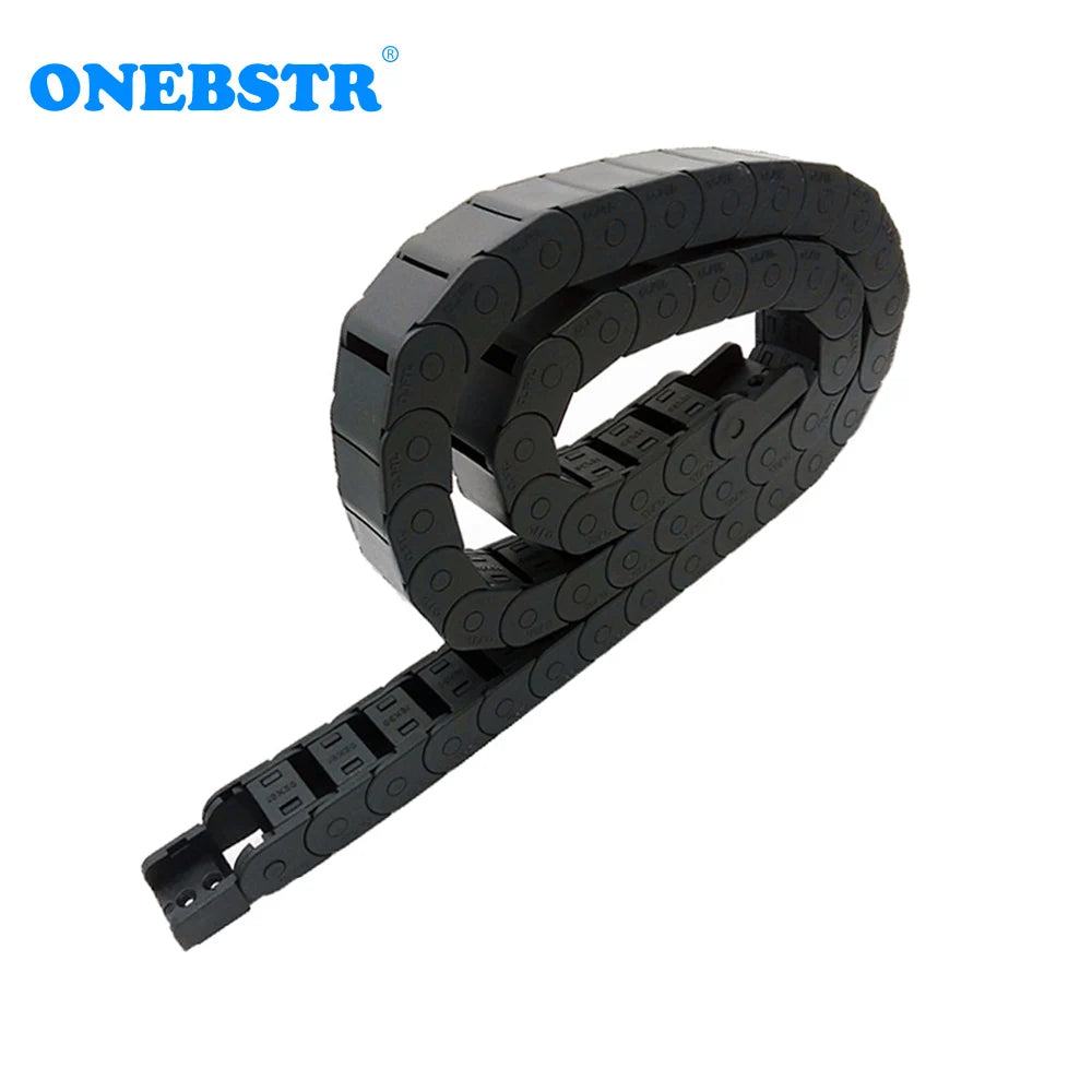 Jflo 1 Meter 15x20mm Übertragungs draht Träger kabel Schlepp kette halb geschlossen in der Öffnung Schlepp leine End stecker heißer Verkauf