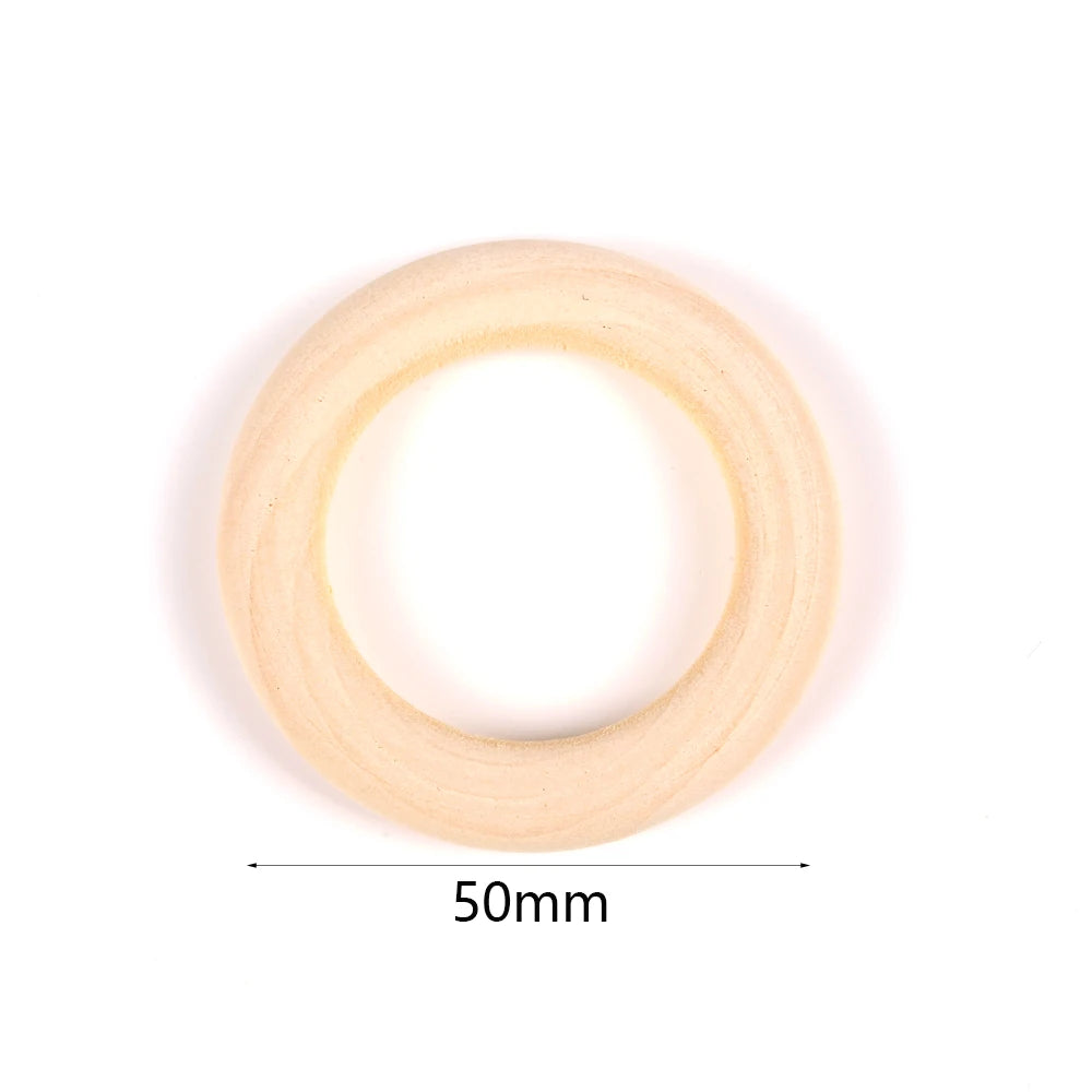 4-50mm 1-1000 Stück natürliche Holzperlen runde Abstandshalter Holzperle bleifreie Kugeln Charms DIY für Schmuckherstellung handgefertigte Accessoires