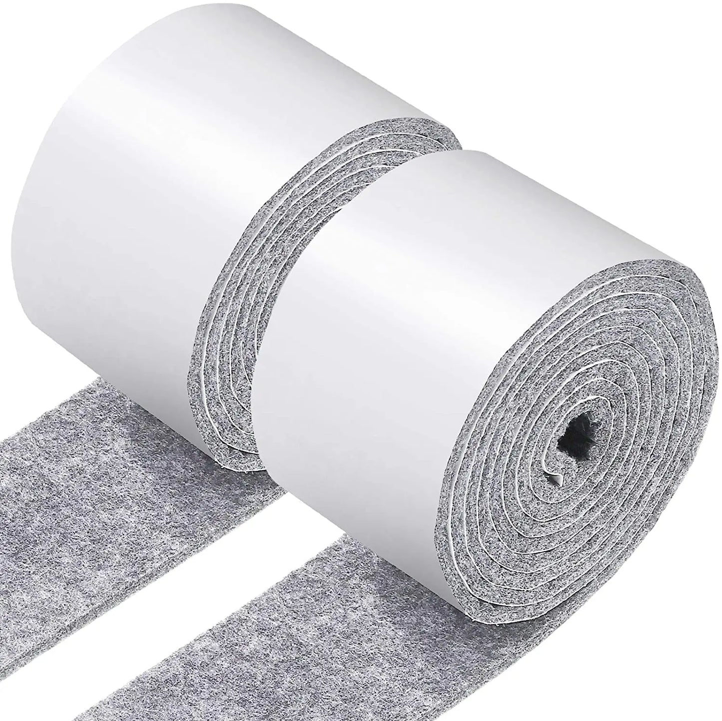 2 stücke Selbst Klebstoff Fühlte Band Polyester Filz Streifen Rolle Schwarz Möbel Filz Streifen DIY Form Schiebe Pad Band Boden protector