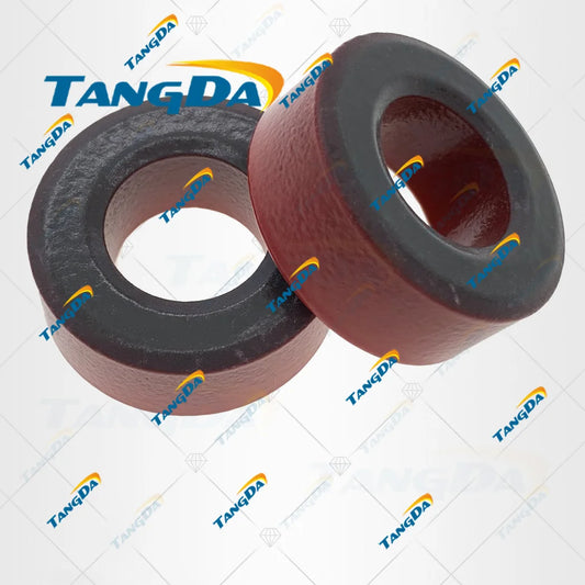 T106 2 Eisen pulver kerne T106-2 OD * ID * HT 27*14*11,5mm 13,5 nH/n2 10uoIron staub core Ferrit Ringkern Beschichtung Rot grau TANGDA T