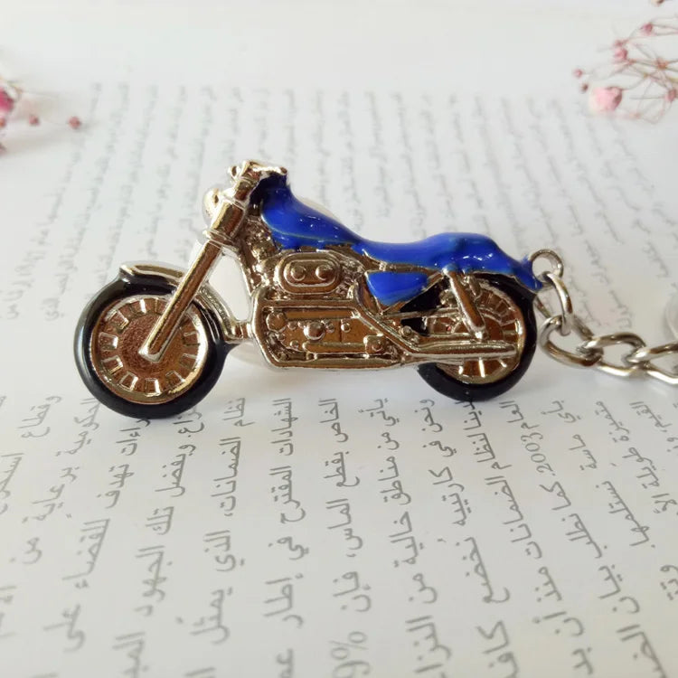 Berg Motorrad Anhänger Schlüssel Kette Neue modell Auto Schlüssel Halter farbe metall Tasche Charme Zubehör 3D handwerk Keychain K1729