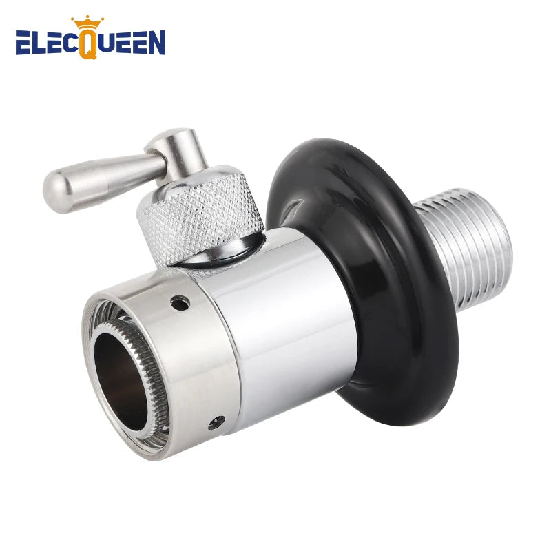 US-Standard-Wasserhahn-Durchflussregelventil, selbstgebrautes Bierhahn-Wasserhahn-Durchfluss-/Schaum-Steuerventil-Adapter mit G5/8-Schaft, reduziert Schäumen