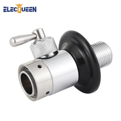 US-Standard-Wasserhahn-Durchflussregelventil, selbstgebrautes Bierhahn-Wasserhahn-Durchfluss-/Schaum-Steuerventil-Adapter mit G5/8-Schaft, reduziert Schäumen