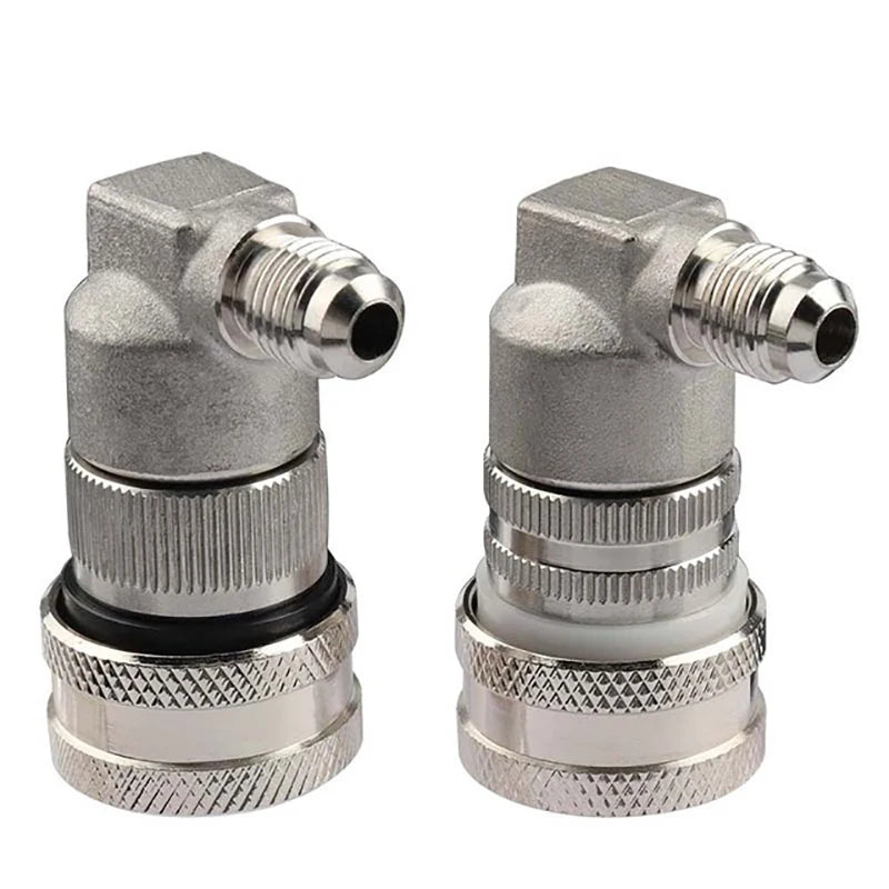 Edelstahl-Kugelverriegelung zum Trennen von selbstgebrauten Bierfass, Schnellkupplung, Corny Keg Dispenser, Gas/Flüssigkeit, 1/4 Zoll Stange und 1/4 Zoll MFL