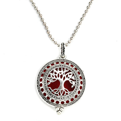 Neue Aroma Kaleidoskop Retro Halskette Antike Medaillon Anhänger Magnetische Parfüm Ätherisches Öl Diffusor Medaillon Aromatherapie Schmuck
