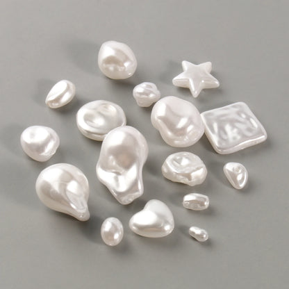 Charme Unregelmäßigen Nachahmung Barocke Perle Perlen für DIY Schmuck Machen Frauen Barock Perle Drop Ohrringe Punk Schmuck