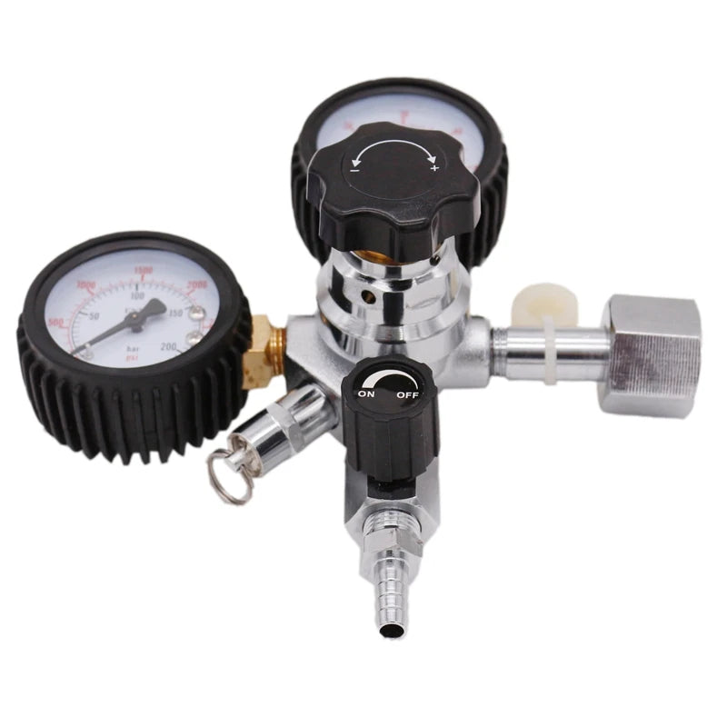 Heavy Duty Dual Gauge CO2 Regler Homebrew Fass Bier Vom Fass Kegerators Regler Sicherheit Druck Relief Ventil